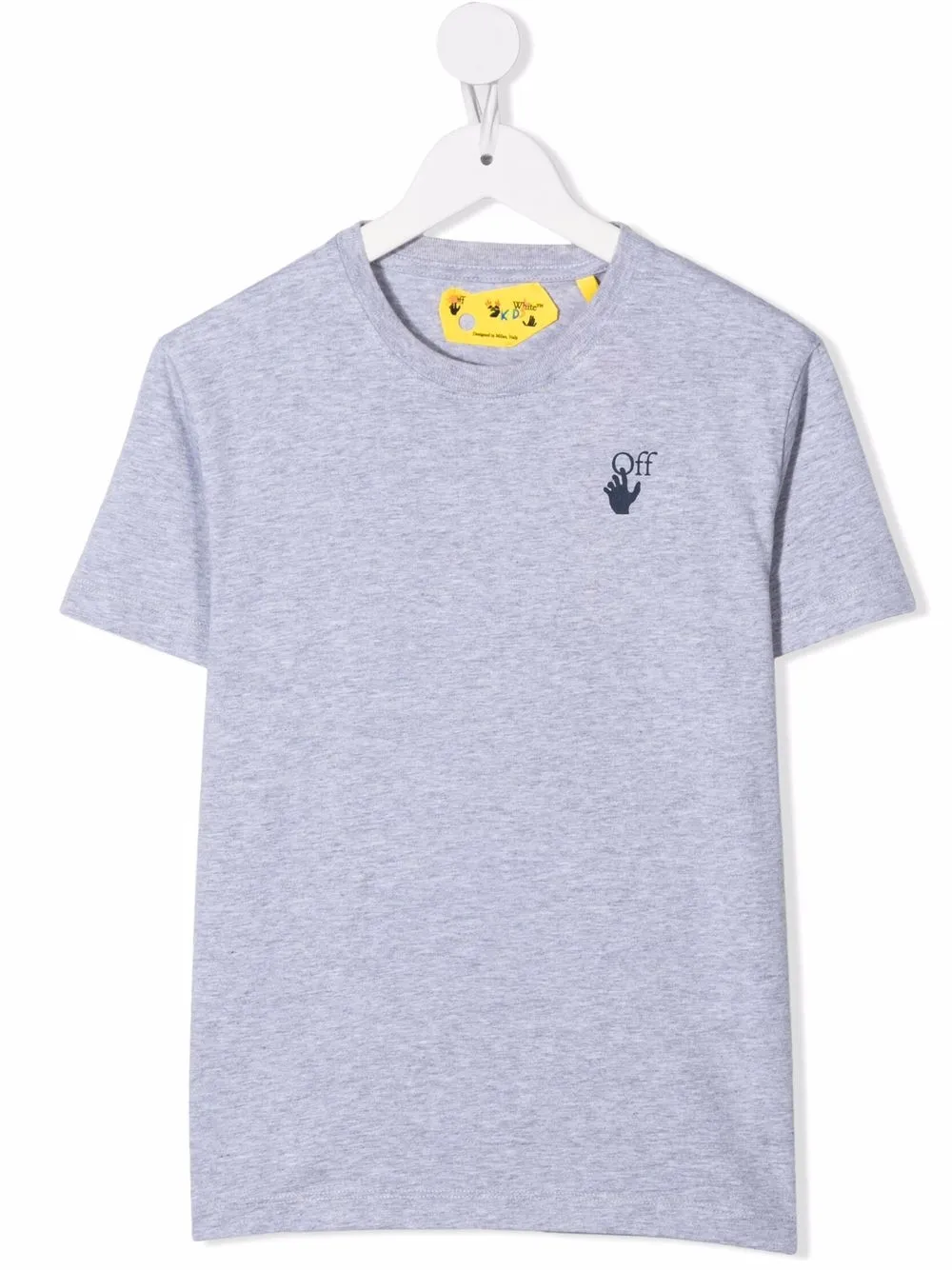 

Off-White Kids Marker logo-print cotton T-shirt - Grey