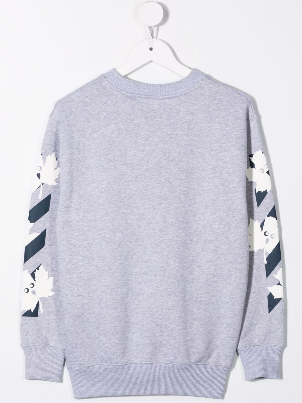 Off-White Kids Sweater met logoprint - Grijs