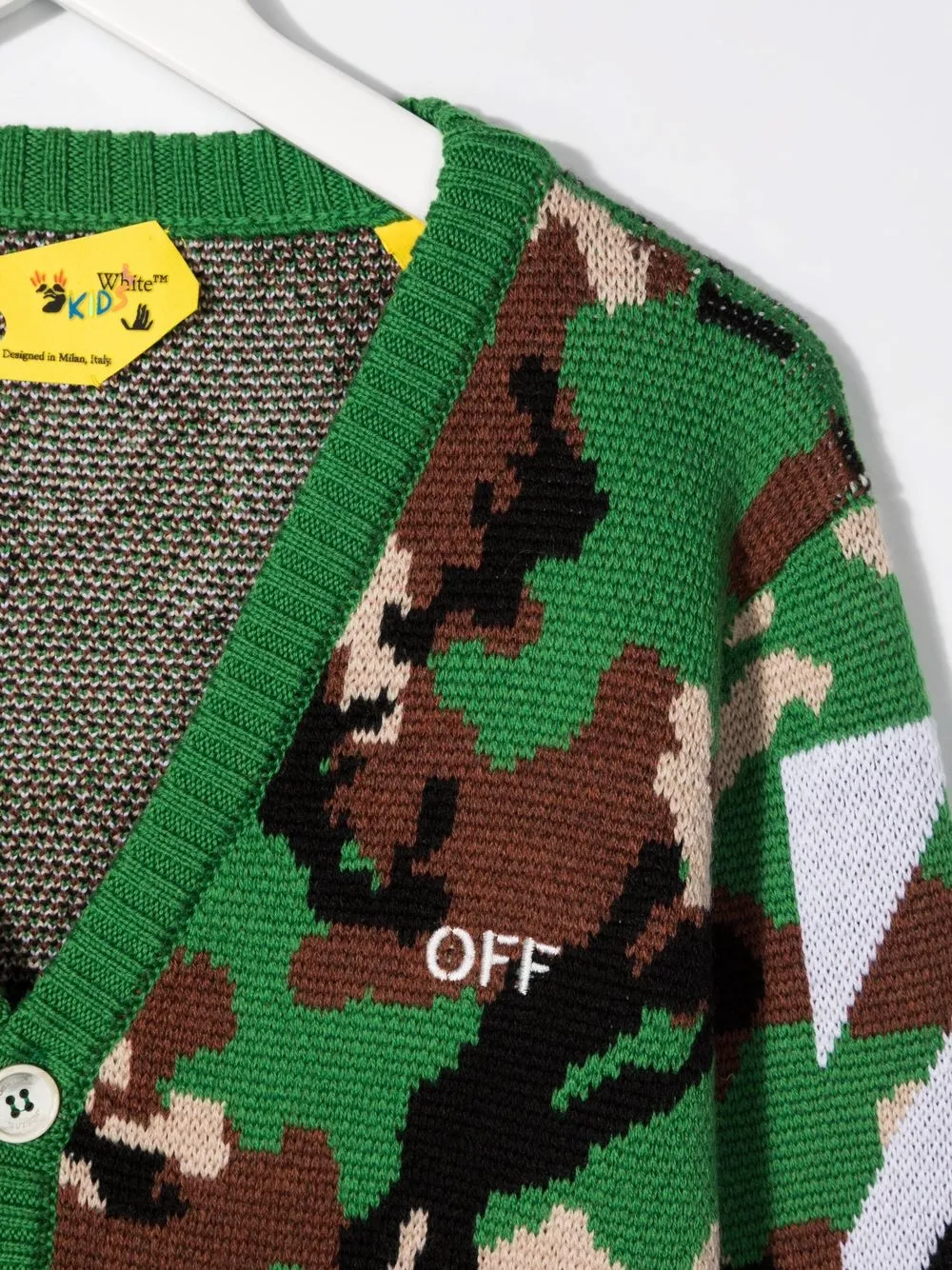 Off-White Kids Cardigan con stampa camouflage | Top | Image 3