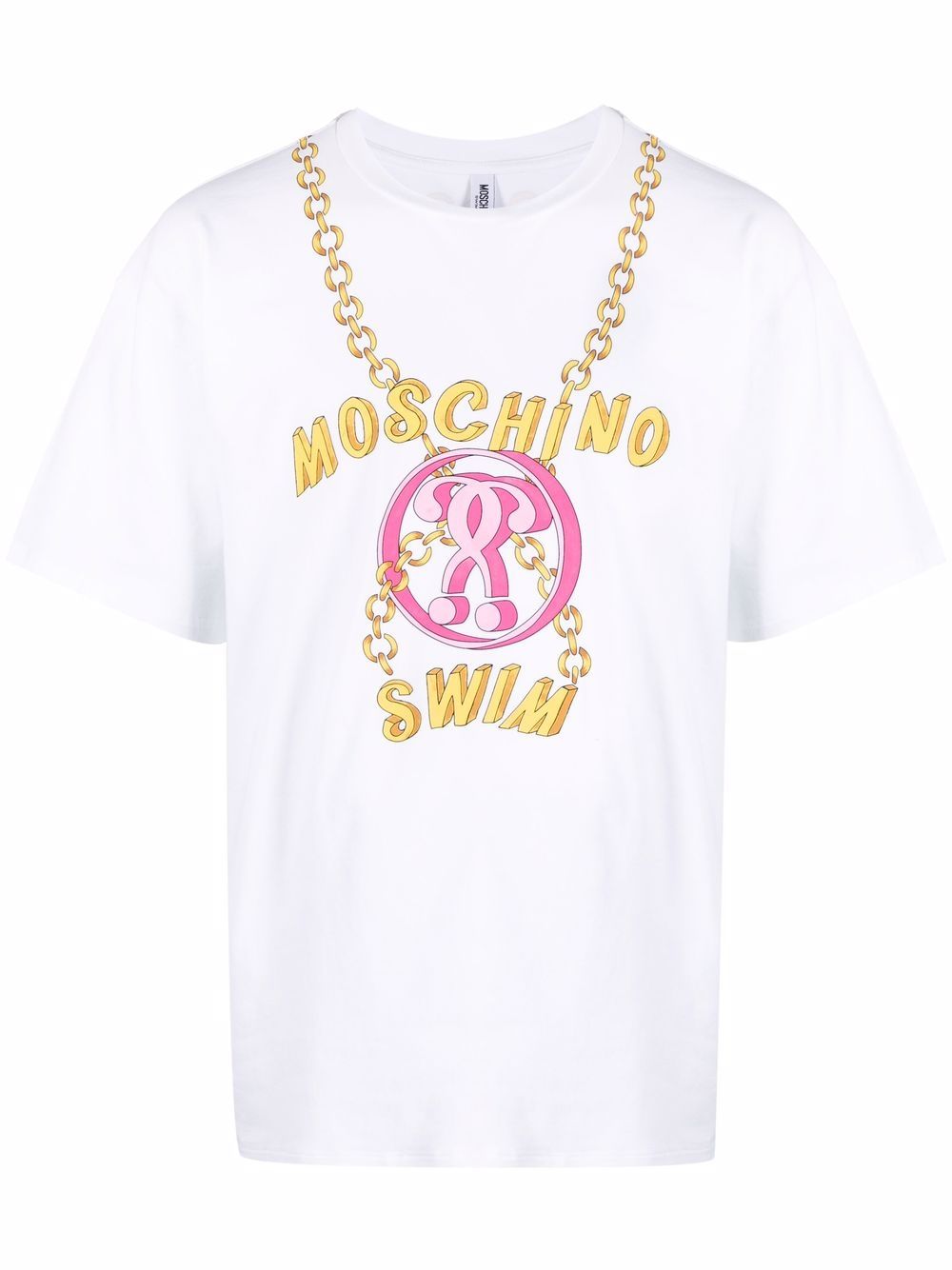 фото Moschino футболка double question mark