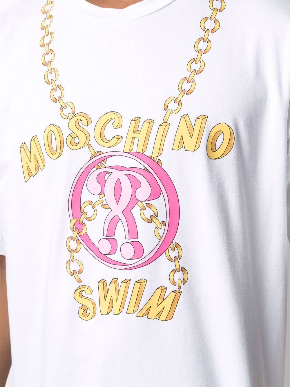 фото Moschino футболка double question mark