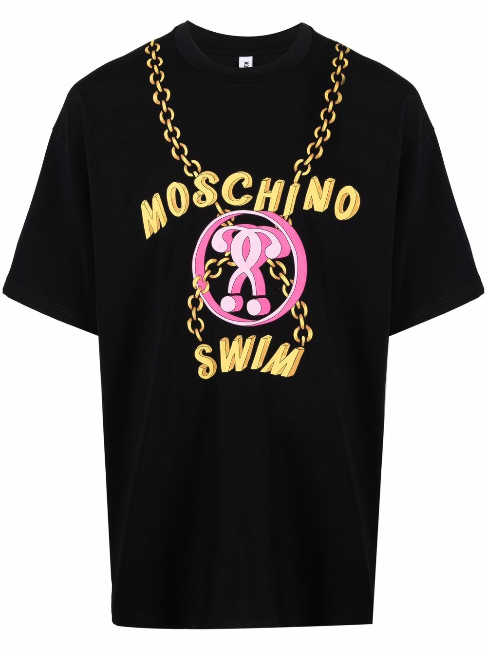 фото Moschino футболка double question mark