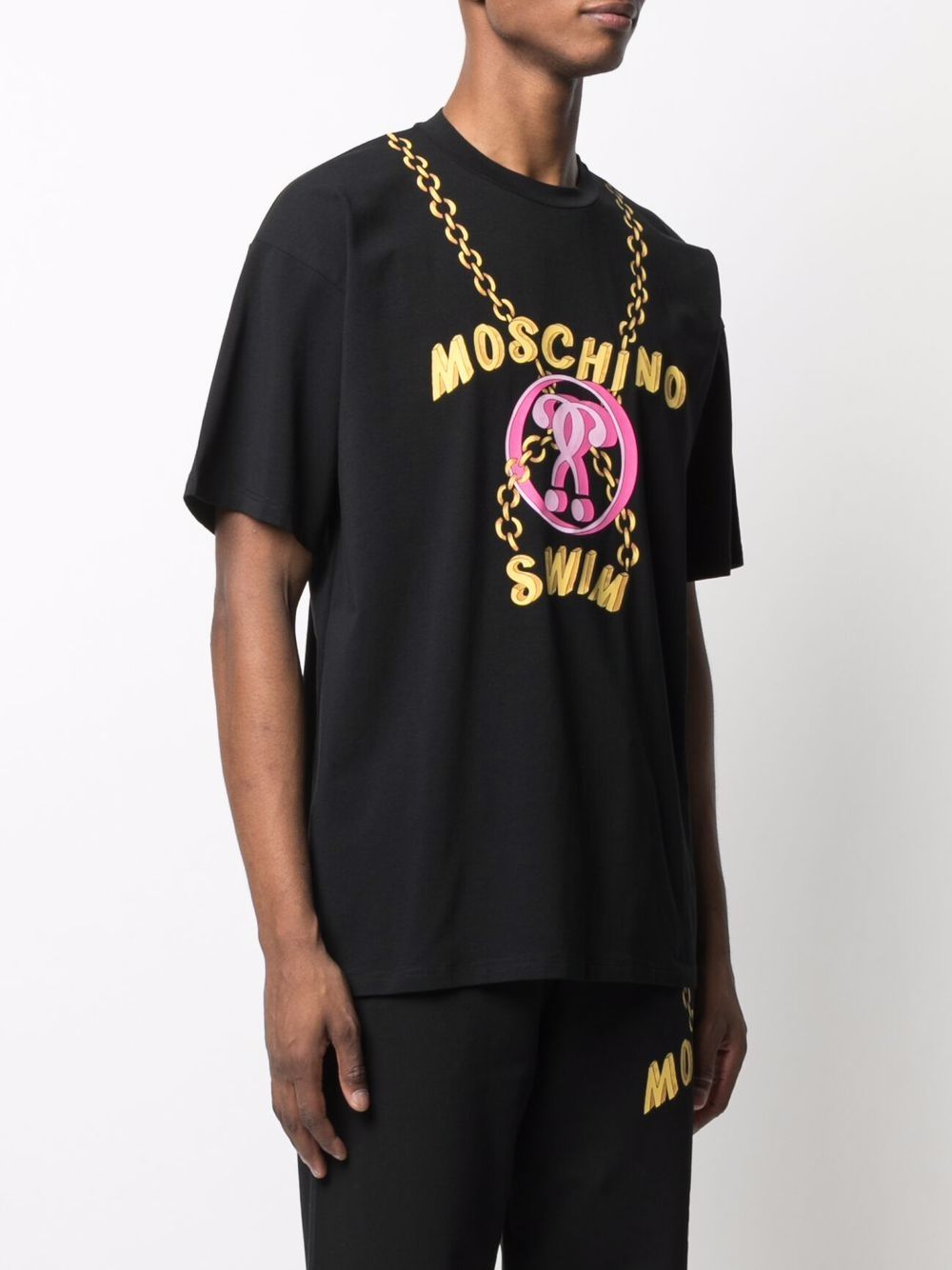 фото Moschino футболка double question mark