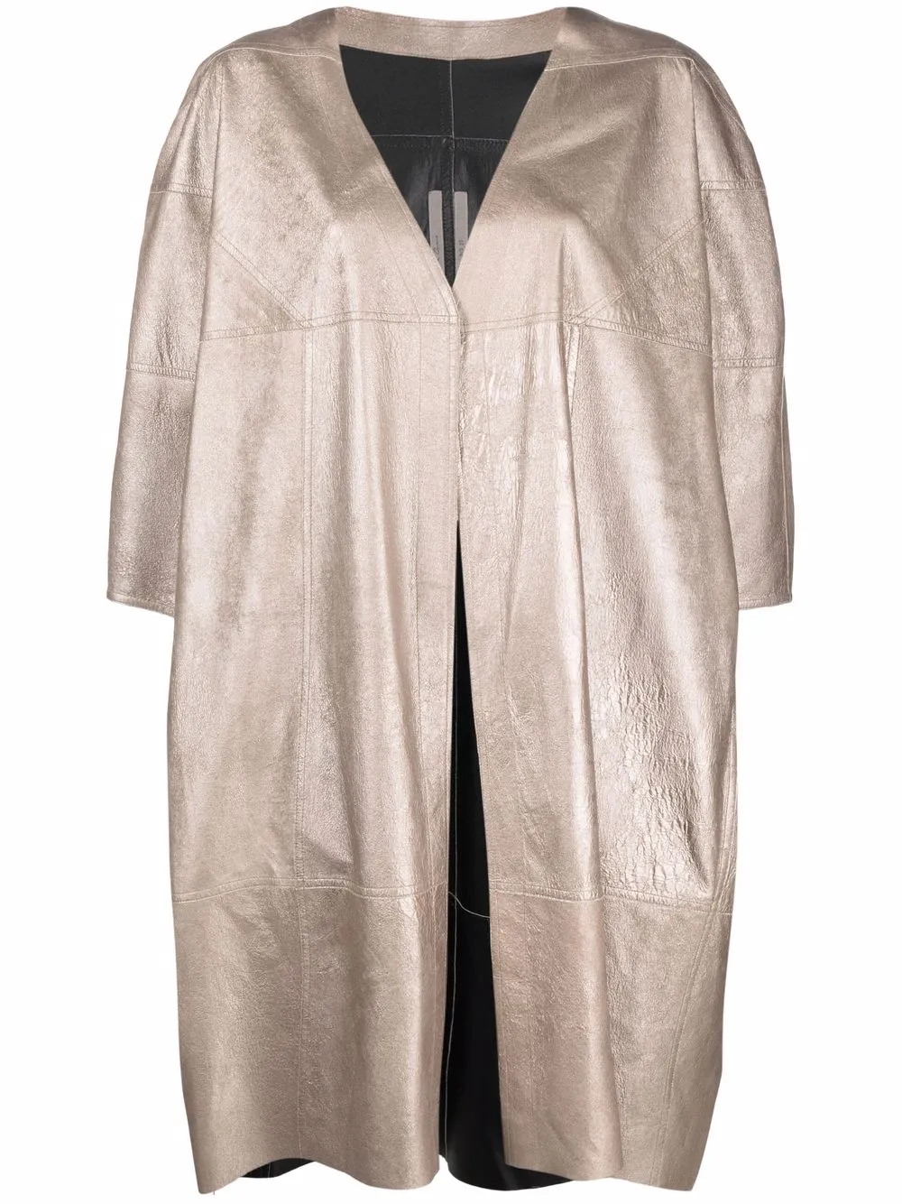 

Rick Owens chaquetón Tecuatl - Plateado