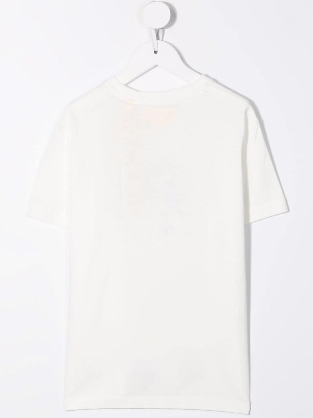 Shop Off-white Lilac-print Cotton T-shirt In White
