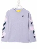 Off-White Kids Marker logo-print cotton T-shirt - Grey