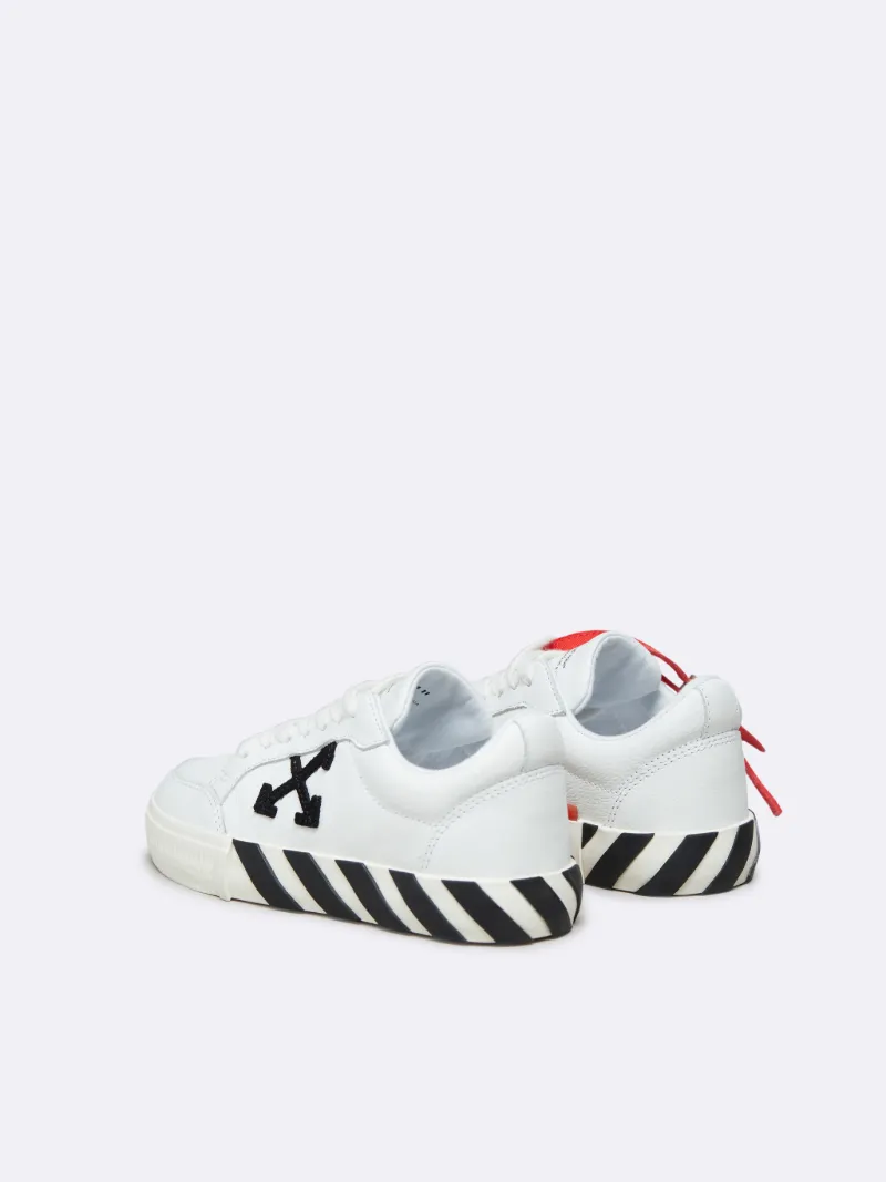 White Vulcanized Sneakers