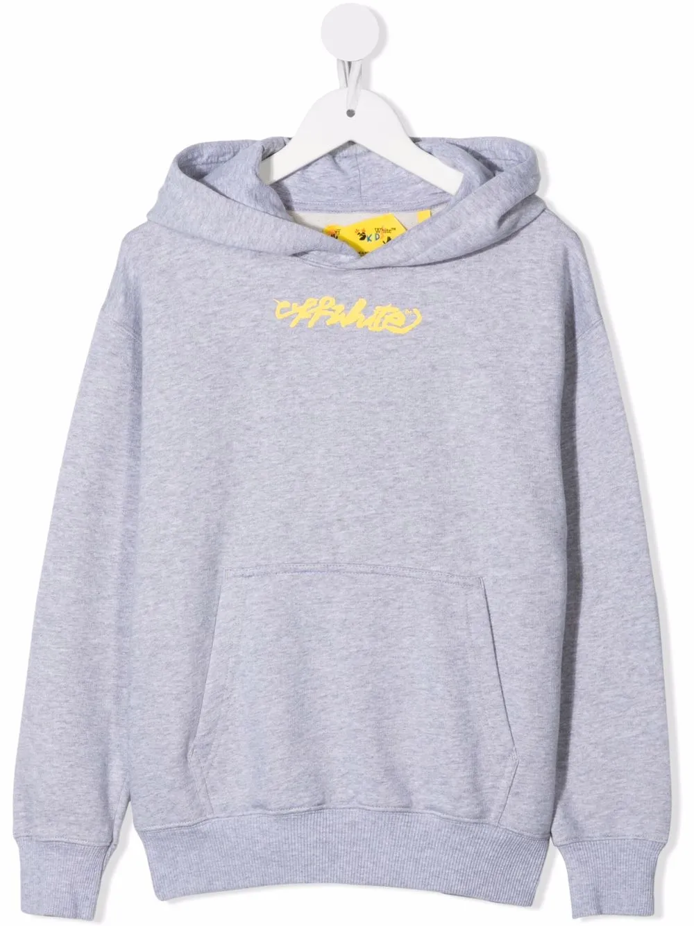 

Off-White Kids hoodie con estampado gráfico - Gris