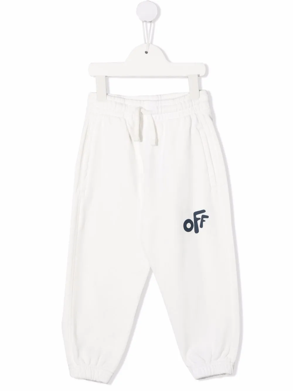Off-White Kids OFF ROUNDED SWEATPANT WHITE NAVY BLUE