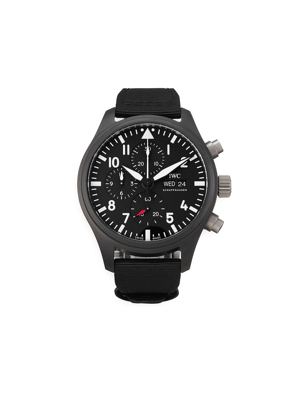 IWC Schaffhausen наручные часы Pilots Watch Chronograph Top Gun SIHH 2019 pre-owned 445 мм 2021-го года 702724₽