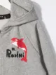 Mini Rodini Ocra logo-print zipped hoodie