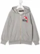 Image 1 of Mini Rodini Ocra logo-print zipped hoodie