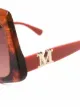 Max Mara oversized pentagon-frame sunglasses