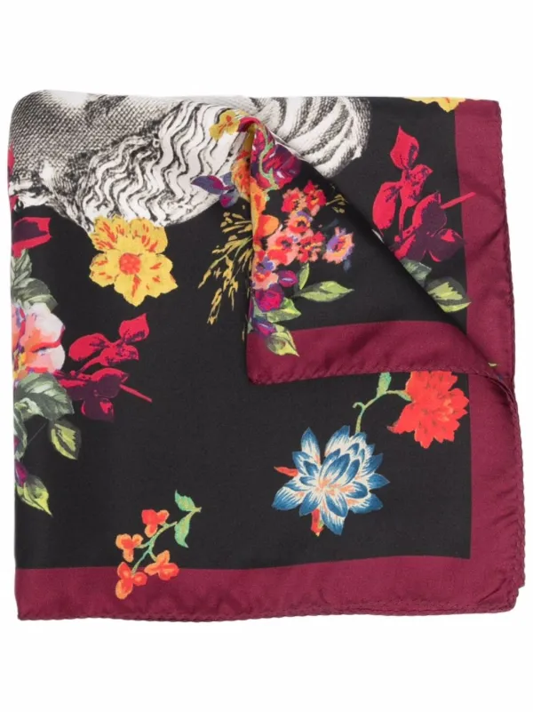 Floral square scarf Outlet