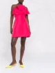 Image 2 of Carolina Herrera ruched sleeveless mini dress