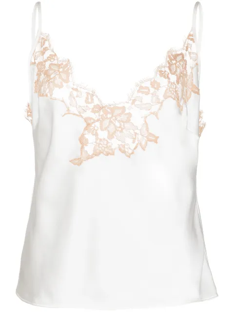 Kiki de Montparnasse lace camisole silk top