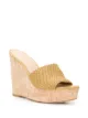 Image 2 of Veronica Beard Dali wedge 120mm sandals