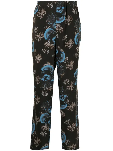 Undercover pantalones rectos estampados