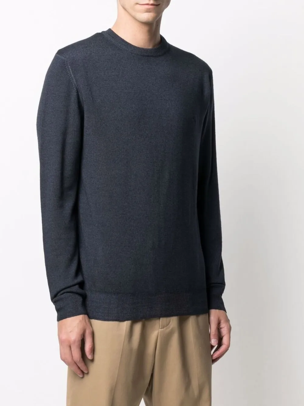  Etro Klassischer Pullover   Blau 