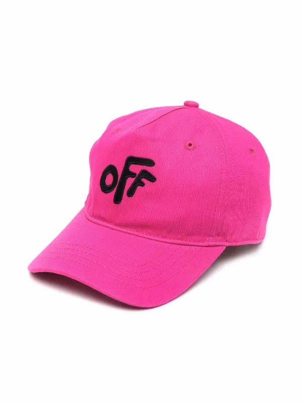 off white red cap