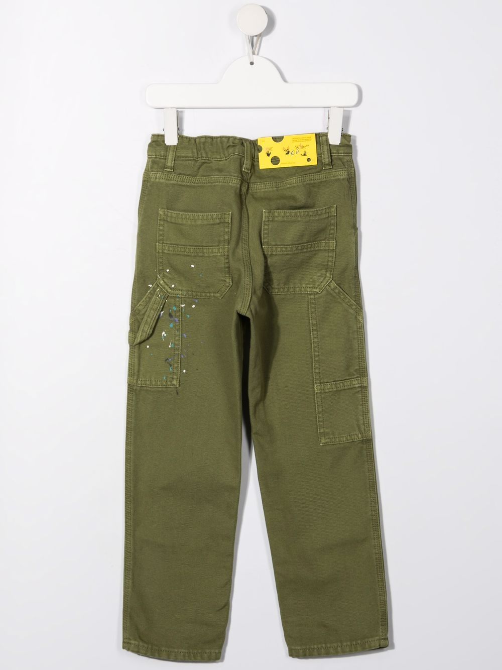 Off-White Kids Straight broek - Groen