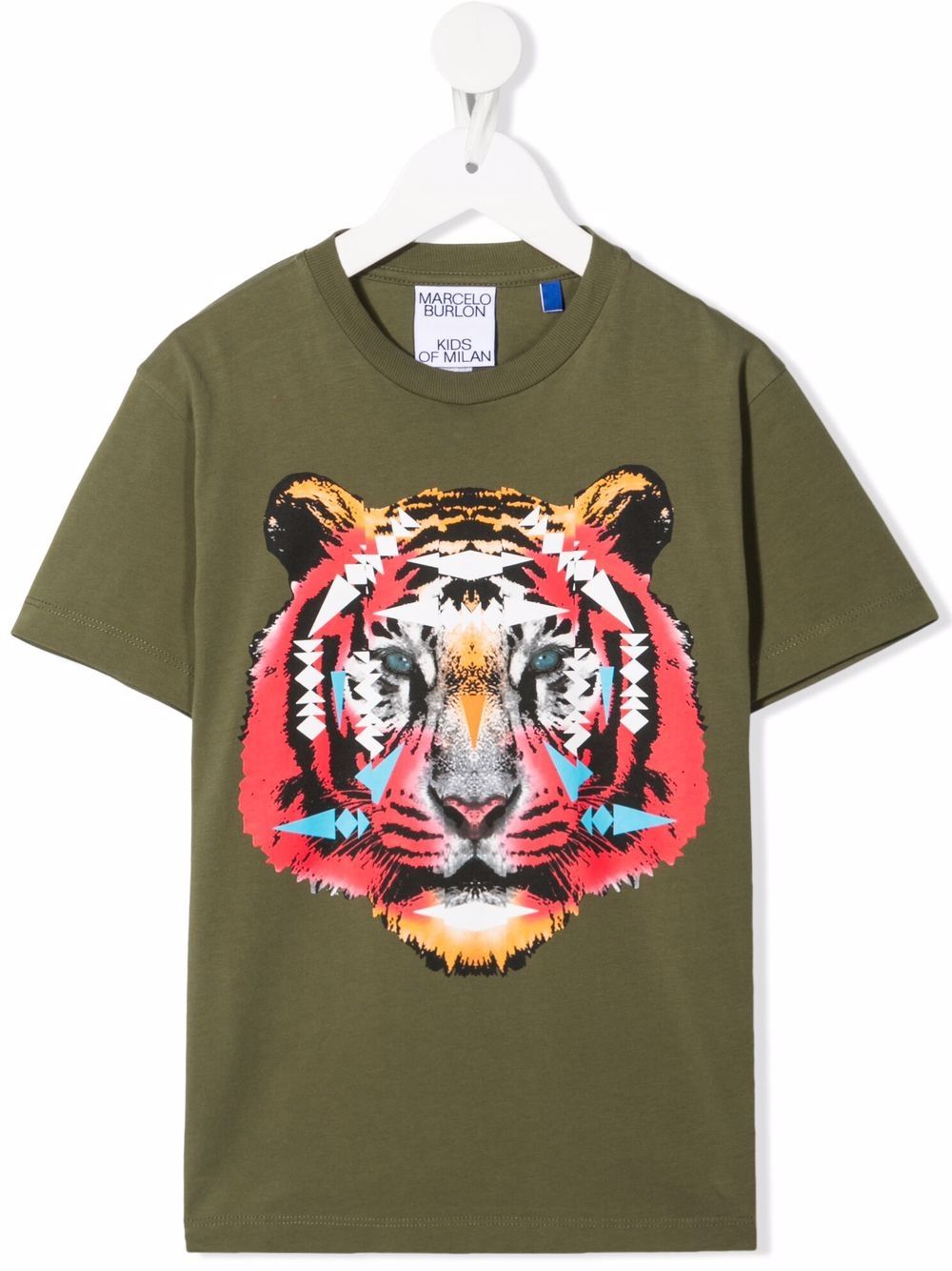 I modsætning til uhyre oversøisk Marcelo Burlon County Of Milan Kids tiger-motif Cotton T-Shirt - Farfetch