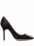 Manolo Blahnik buckle-detail stiletto pumps - Black