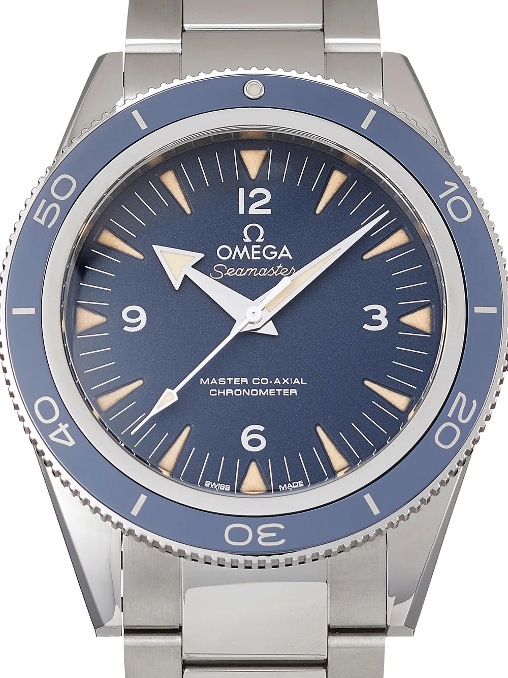 фото Omega наручные часы seamaster 300 master co-axial pre-owned 41 мм 2021-го года