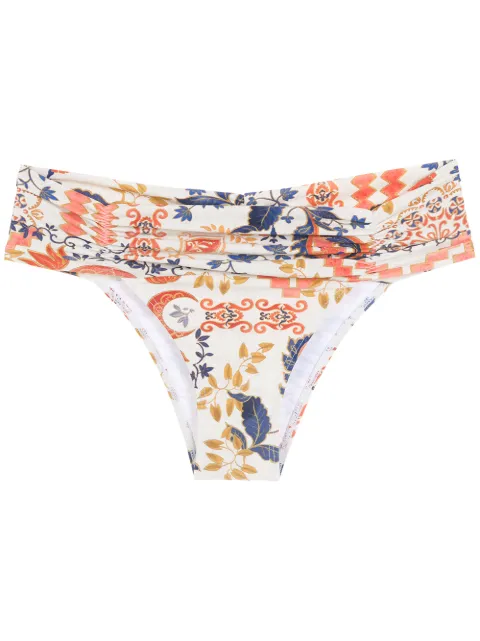 Lygia & Nanny bikini bottom Jasper con detalles fruncidos