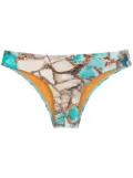 Lygia & Nanny Waikiki marble-print pants - Blue