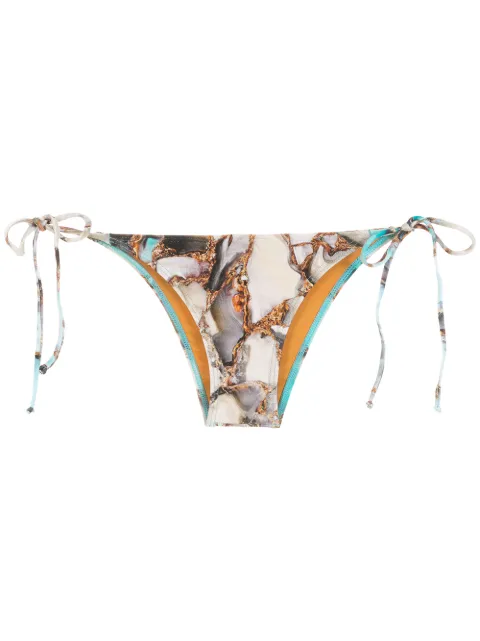 Lygia & Nanny Thai marble-print pants