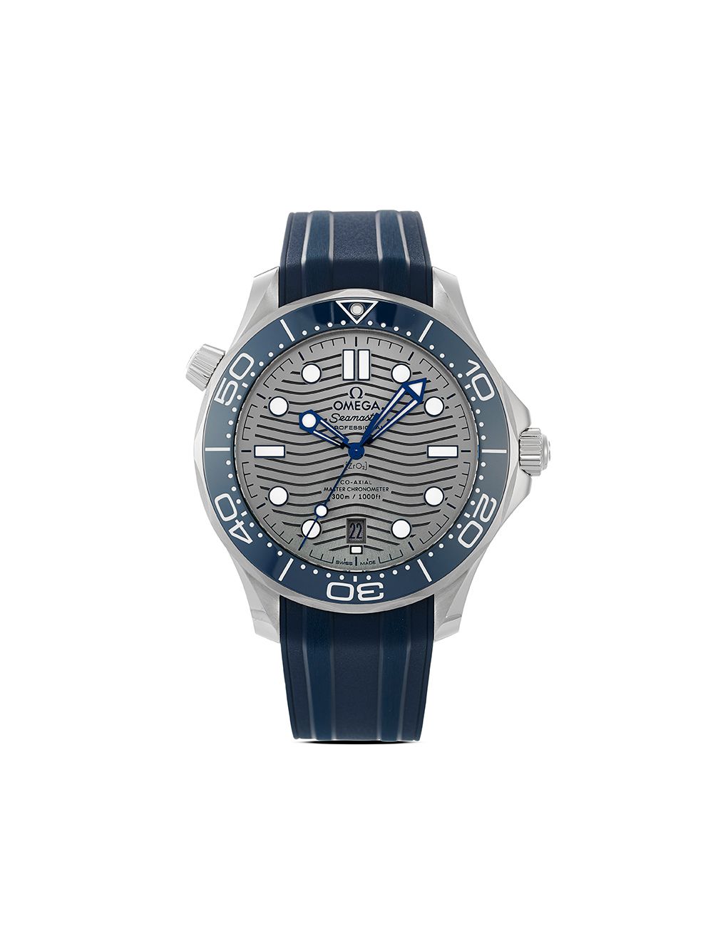 фото Omega наручные часы seamaster diver 300m co-axial master chronometer pre-owned 42 мм 2021-го года