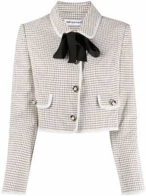 Self Portrait Tweed Jackets For Women Farfetch