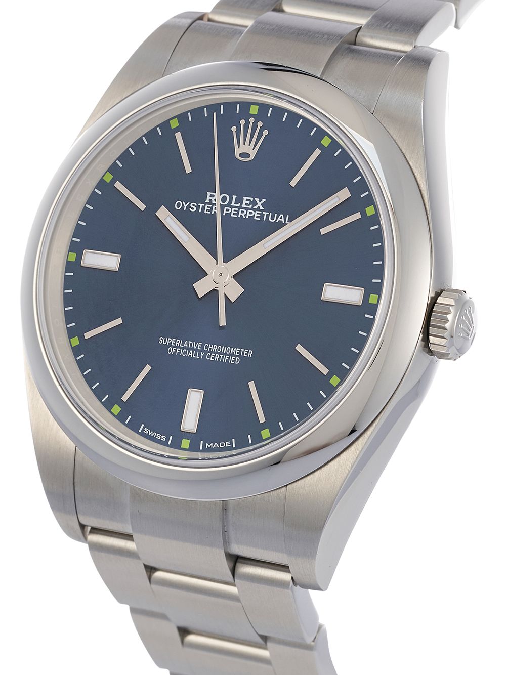 фото Rolex наручные часы oyster perpetual pre-owned 39 мм 2018-го года