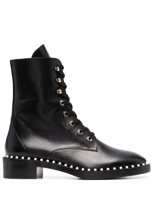 Stuart weitzman military boots top
