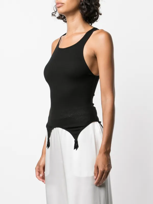 トップス OVERNEATH Garter Tank 072 (Black OVERNEATH：GARTER TANK TOP - BLACK - ORANN ONLINE SHOP