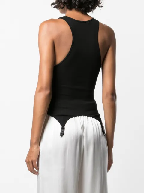 Kiki De Montparnasse Ribbed Garter Tank Top - Farfetch
