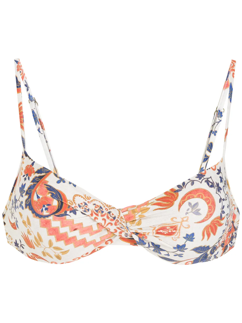 

Lygia & Nanny Fiji printed bikini top - Neutrals