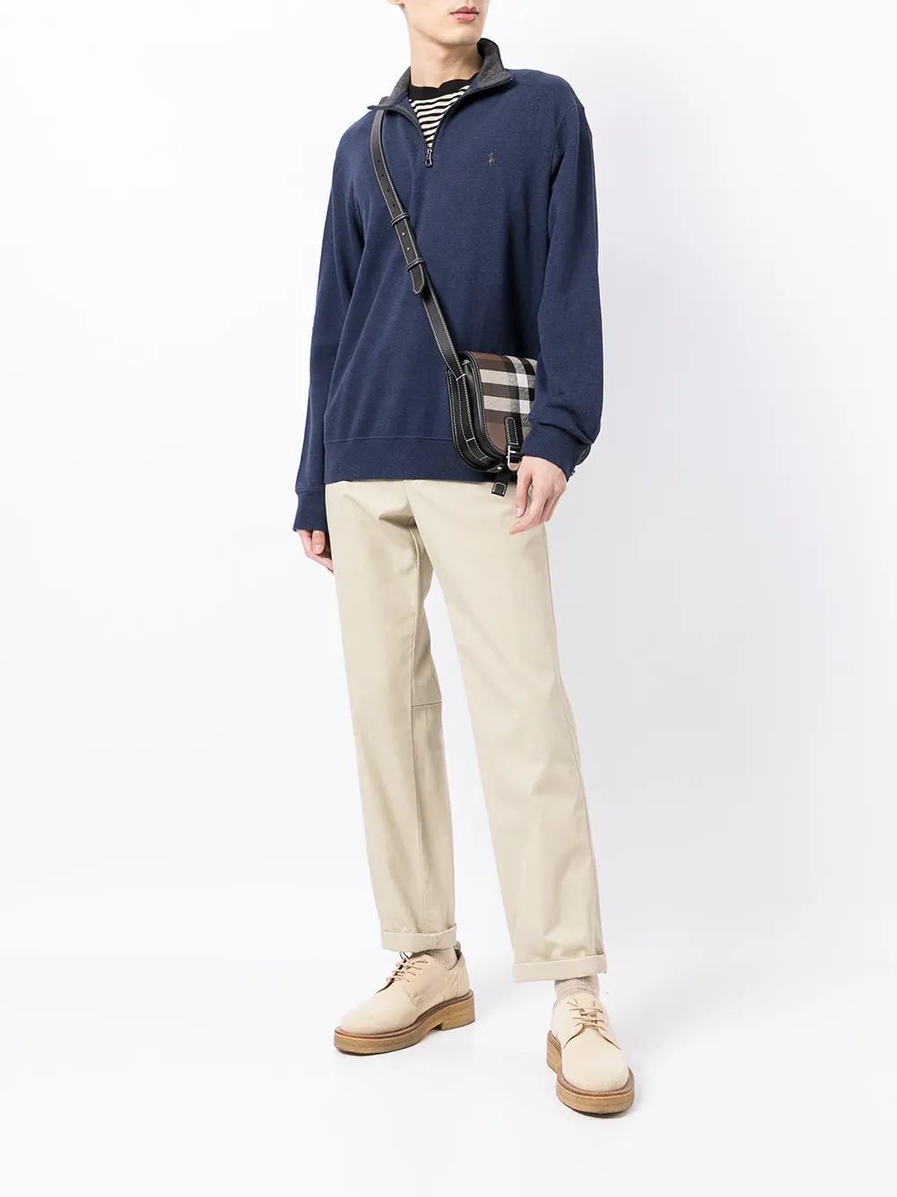 Polo Ralph Lauren double-knit Zipped Jersey - Farfetch