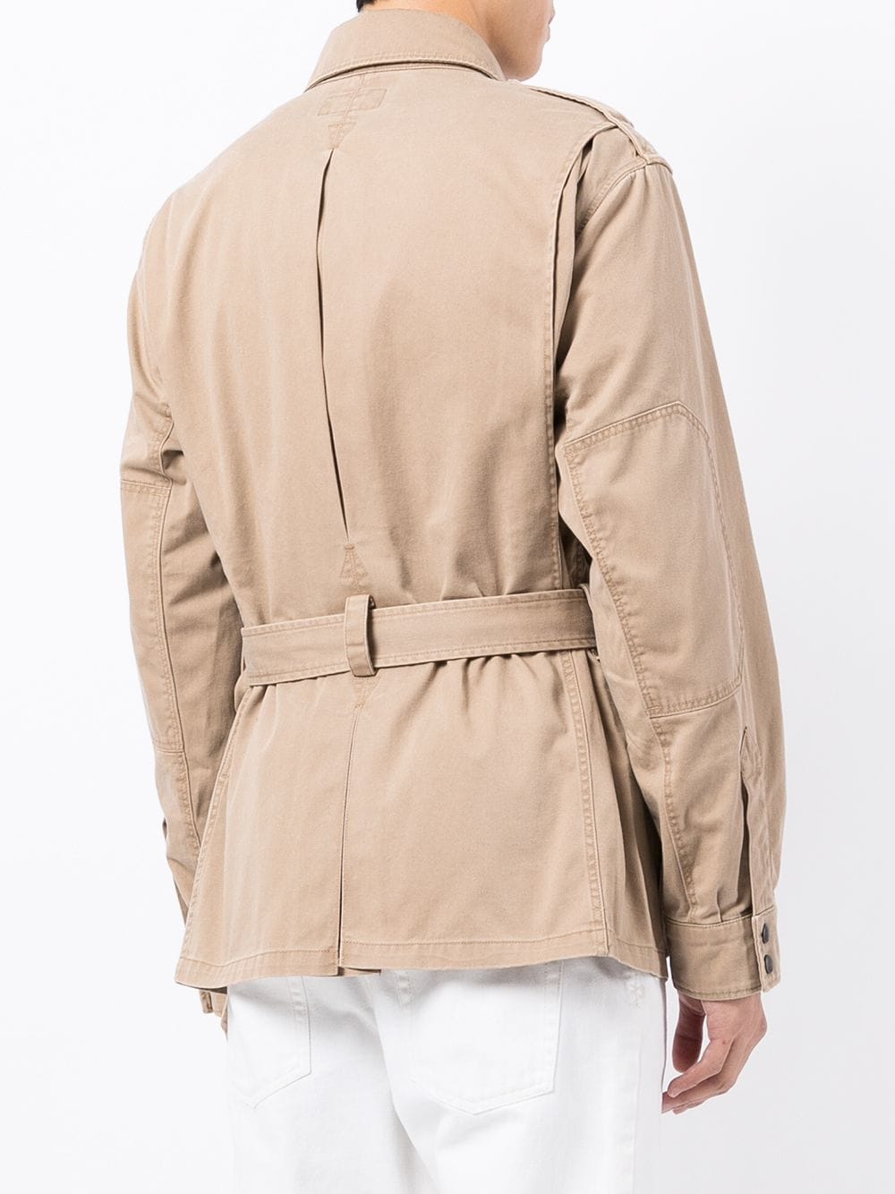 фото Polo ralph lauren куртка с поясом и карманами