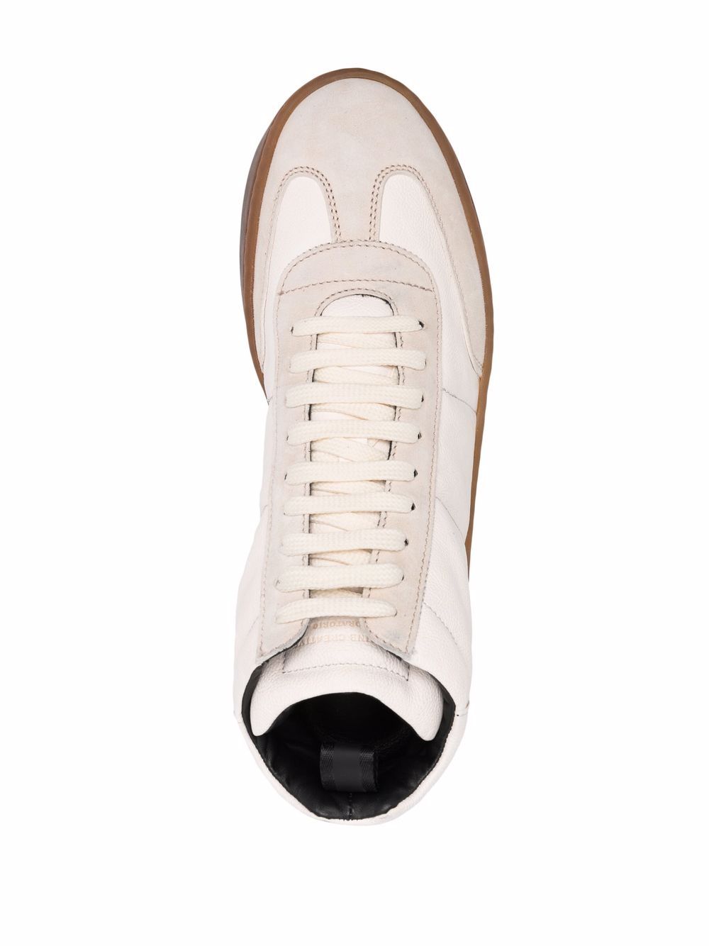 Shop Officine Creative Kombined Leather Sneakers In Neutrals
