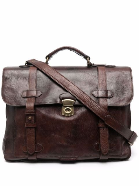 Officine Creative Rare 26 leather briefcase