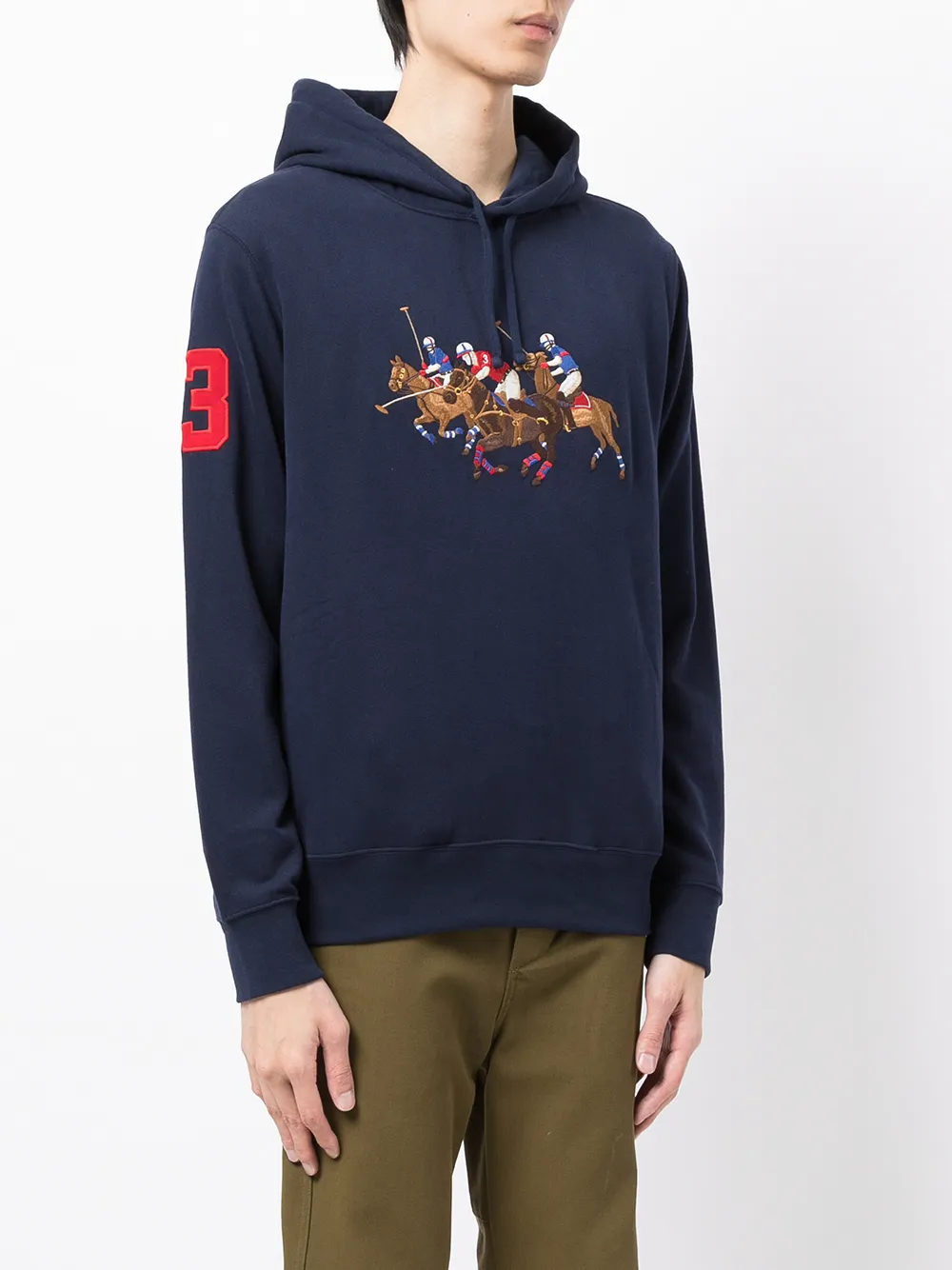 ralph lauren triple pony hoodie