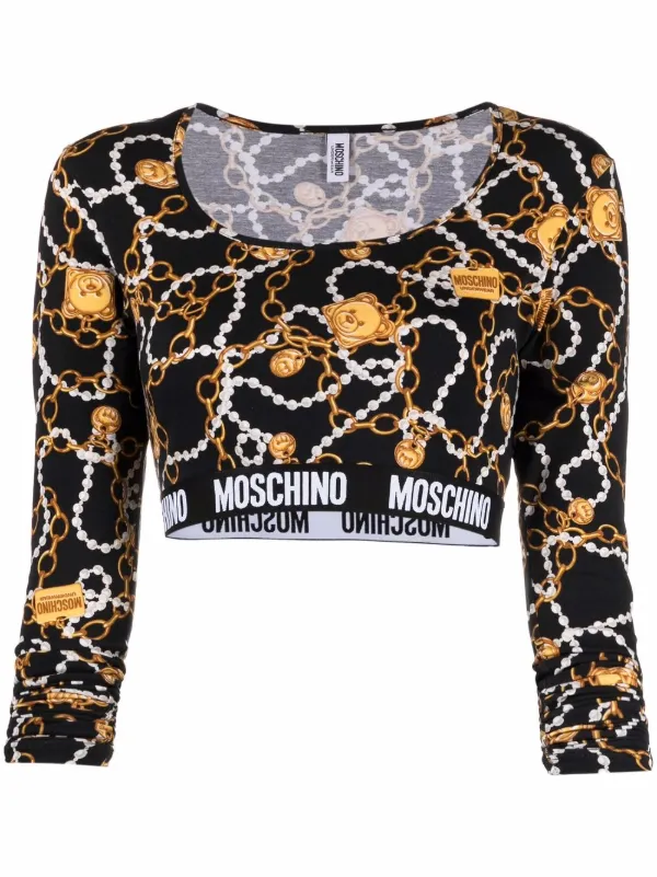 moschino crop top