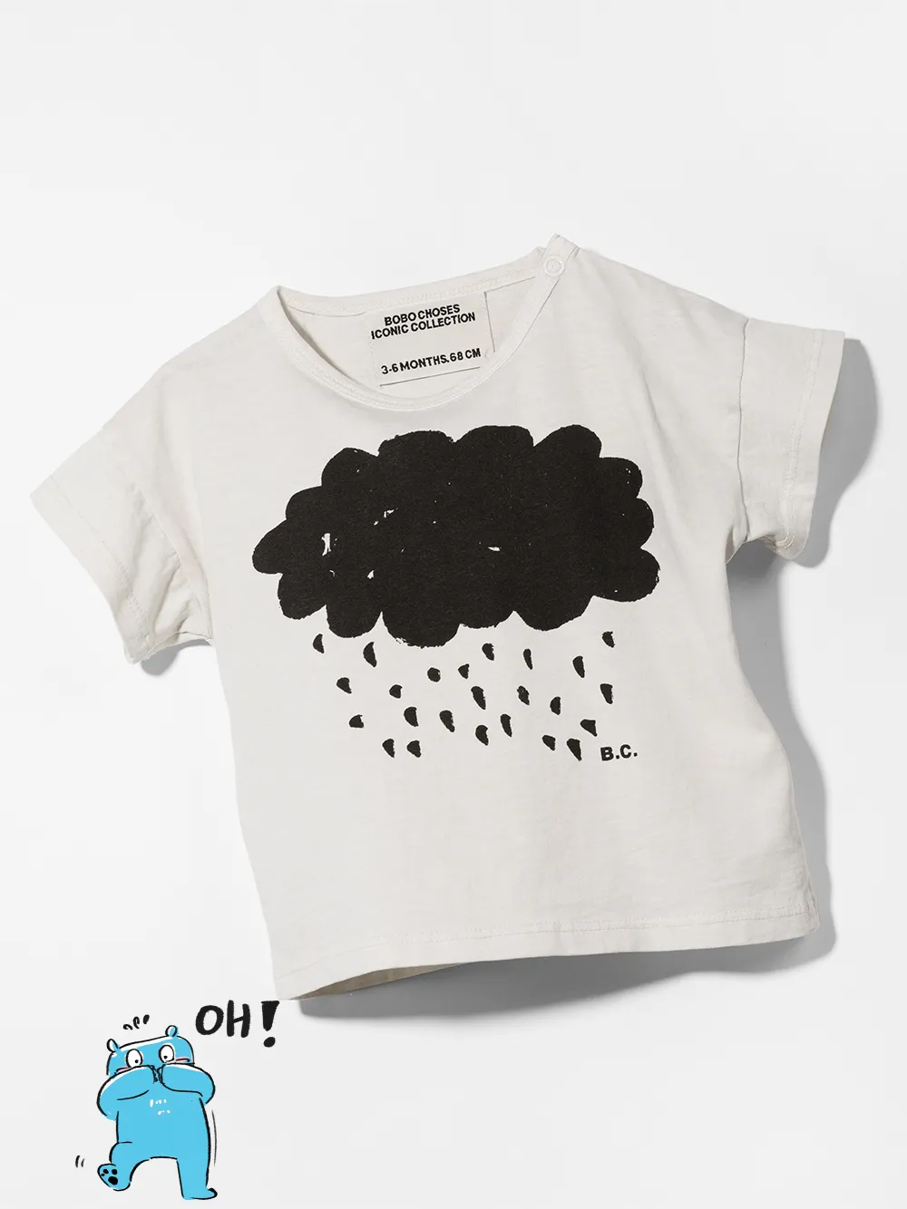 Image 2 of Bobo Choses Cloud print T-shirt