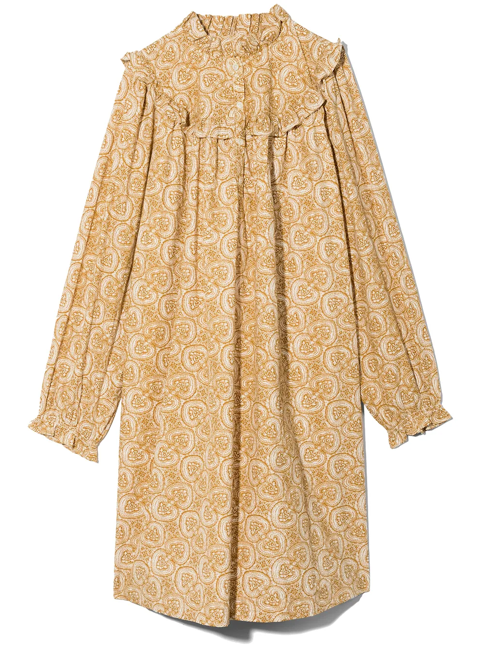 

Bonpoint Tish frilled collar dress - Neutrals