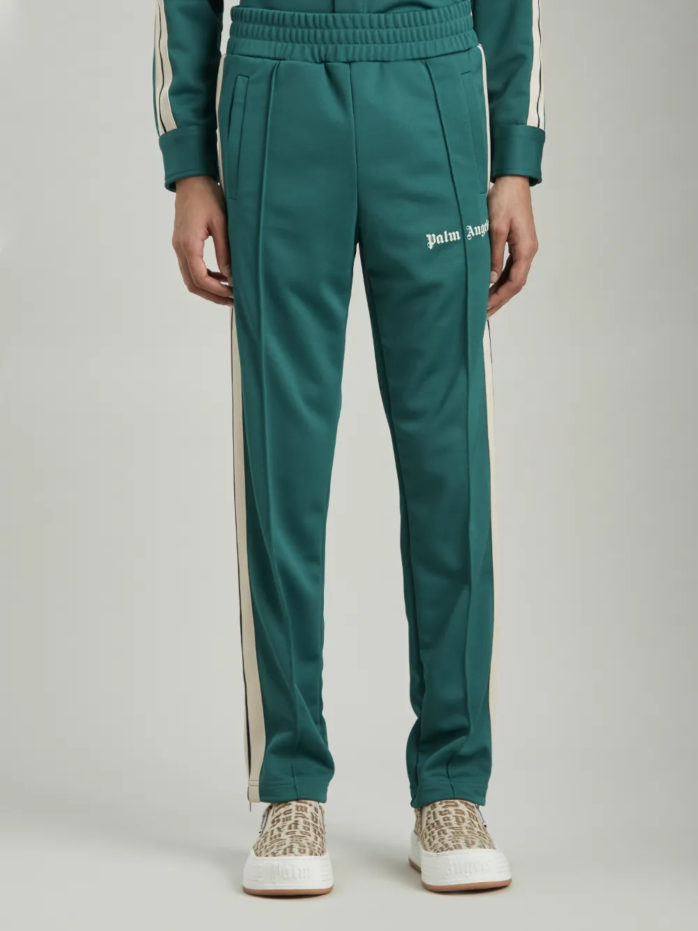 GREEN TRACK PANTS in green Palm Angels® Official