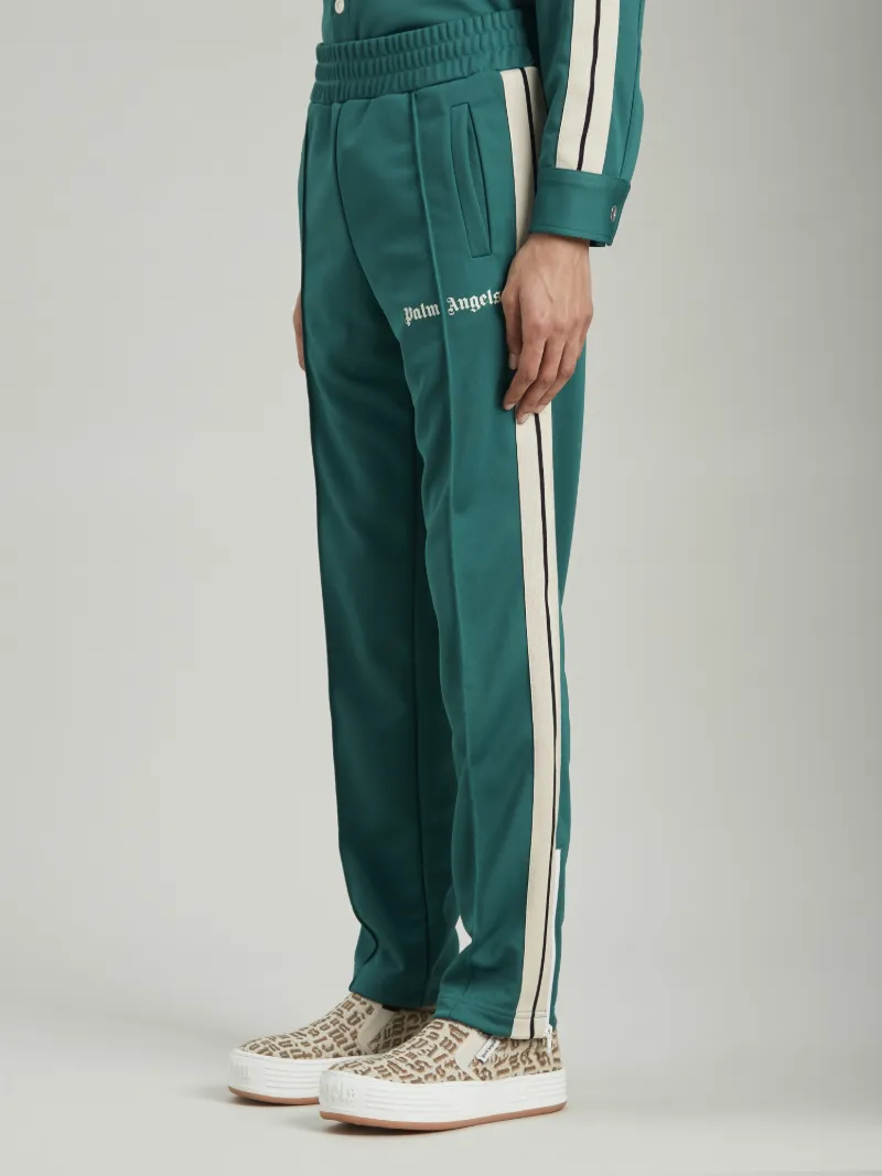 GREEN TRACK PANTS Palm Angels® Official