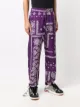 Palm Angels bandana-print logo trousers