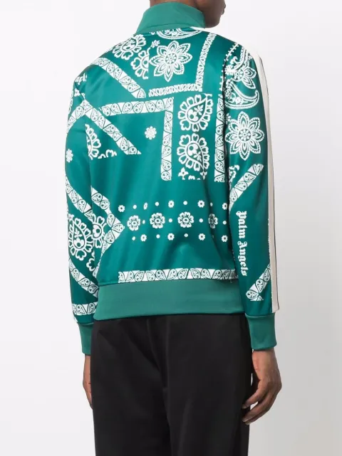 Palm Angels bandana-print track jacket 